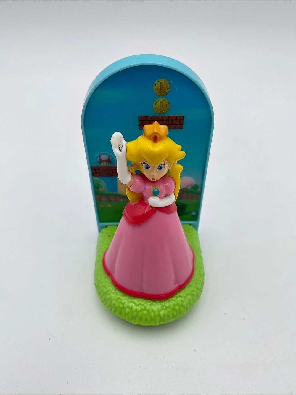 McDonald's The Super Mario Galaxy Movie Princess Peach Happy Meal Toy Pink &